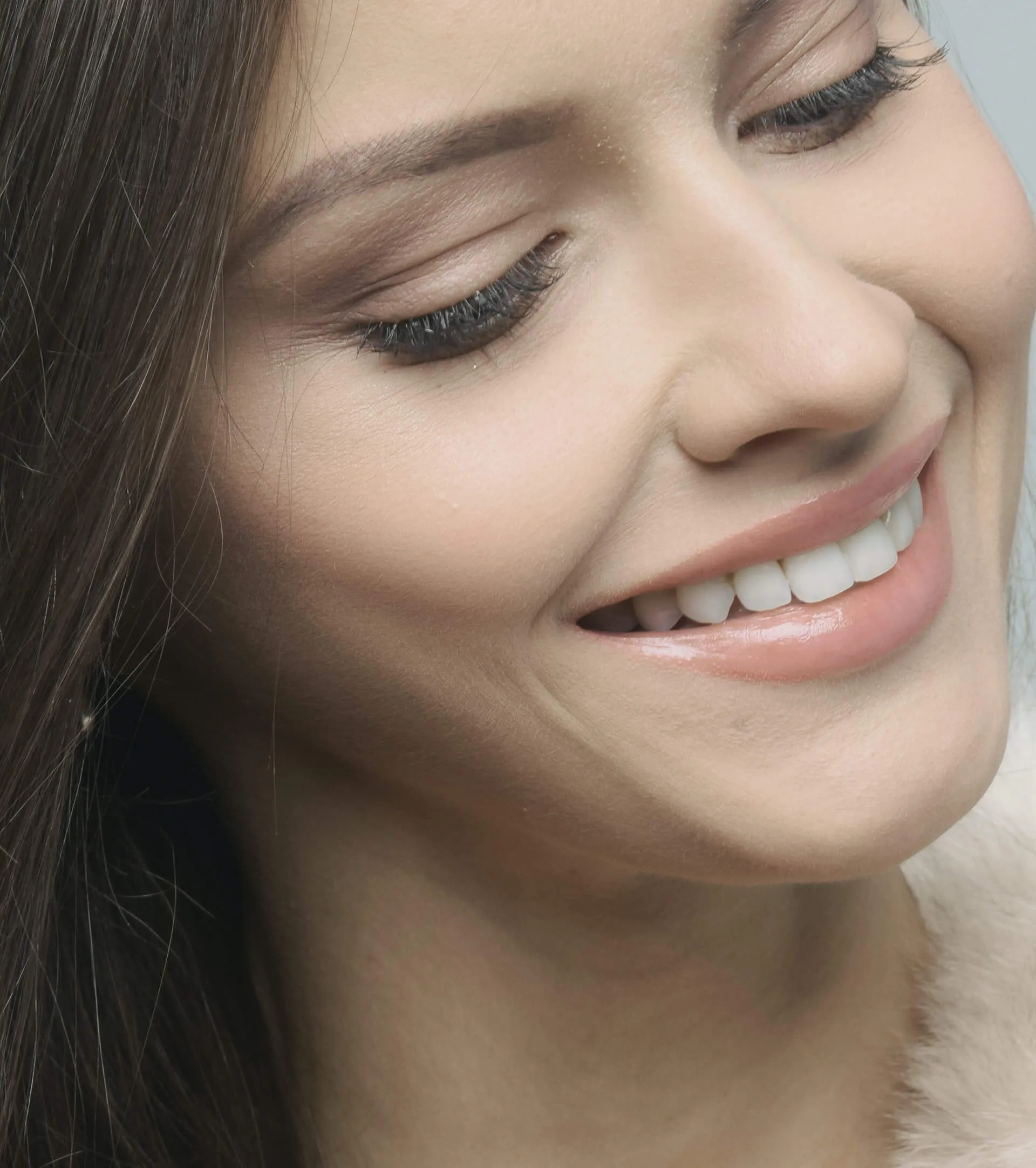 Sonrisa de paciente satisfecha